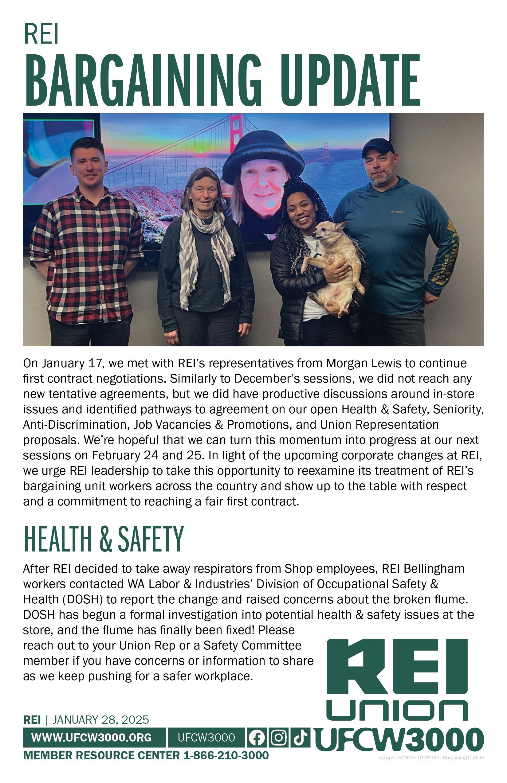 REI Bargaining Update