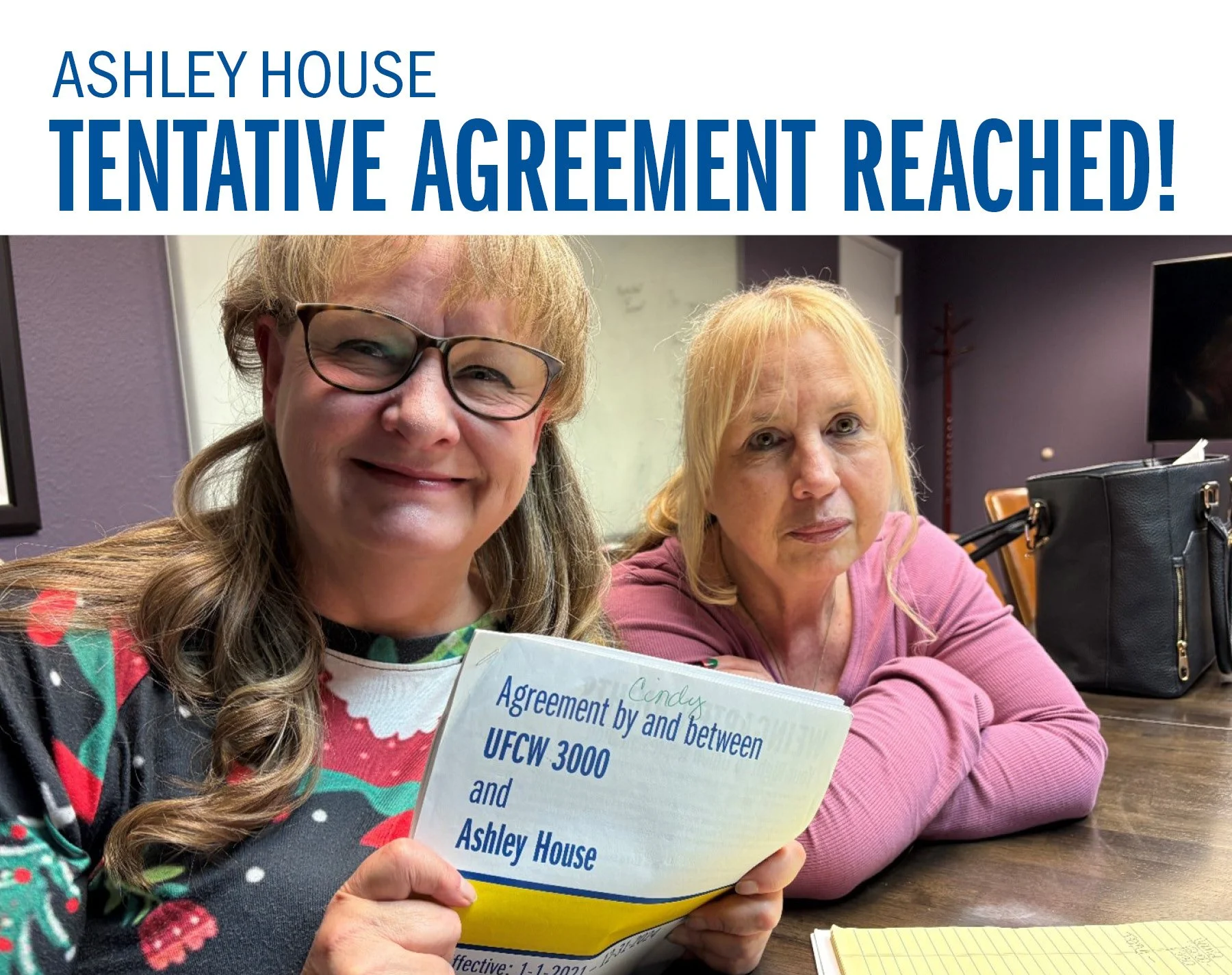 Ashley House Tentative Agreement Reached!