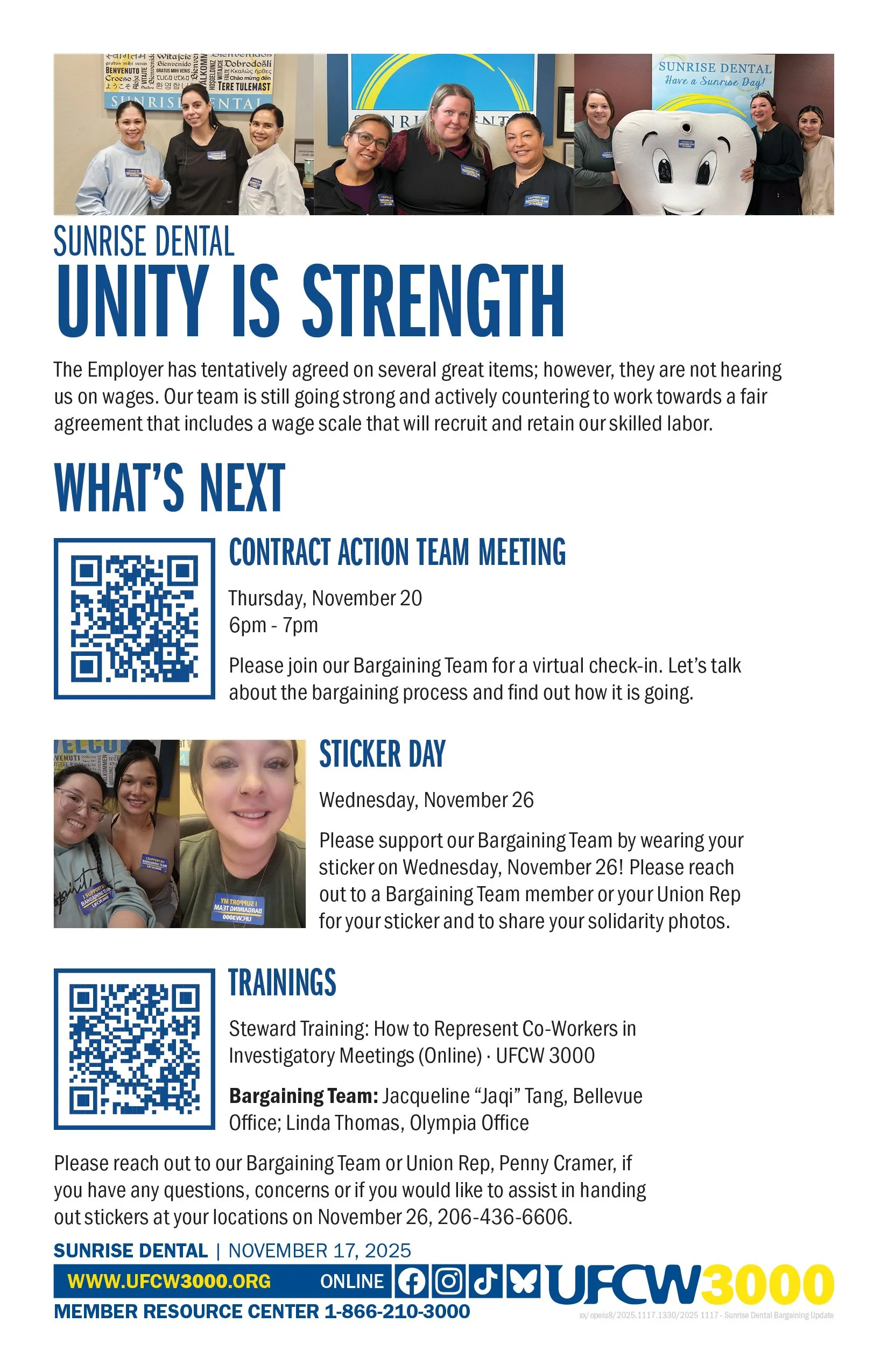 Sunrise Dental - Unity Is Strength