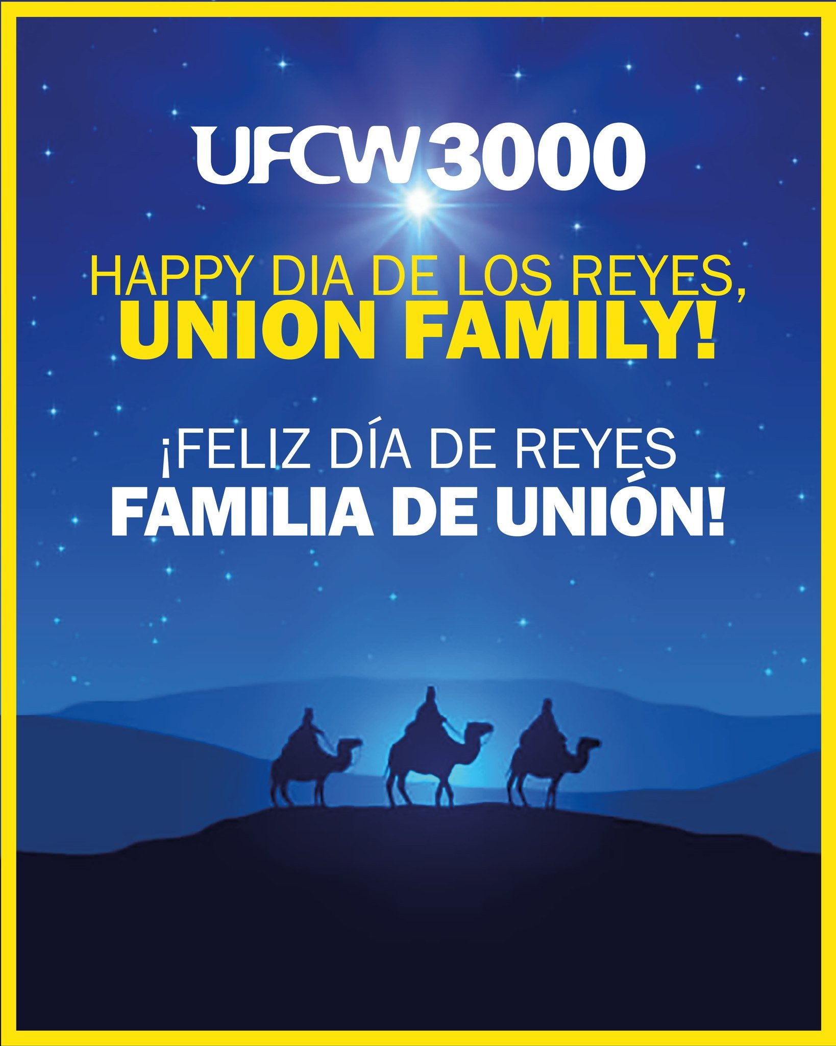 &iexcl;Feliz D&iacute;a de los Reyes! Today we celebrate community, generosity, and solidarity &mdash; the same values that drive working people to organize and win a better life together.

&iexcl;Feliz D&iacute;a de los Reyes! Hoy celebramos la comu