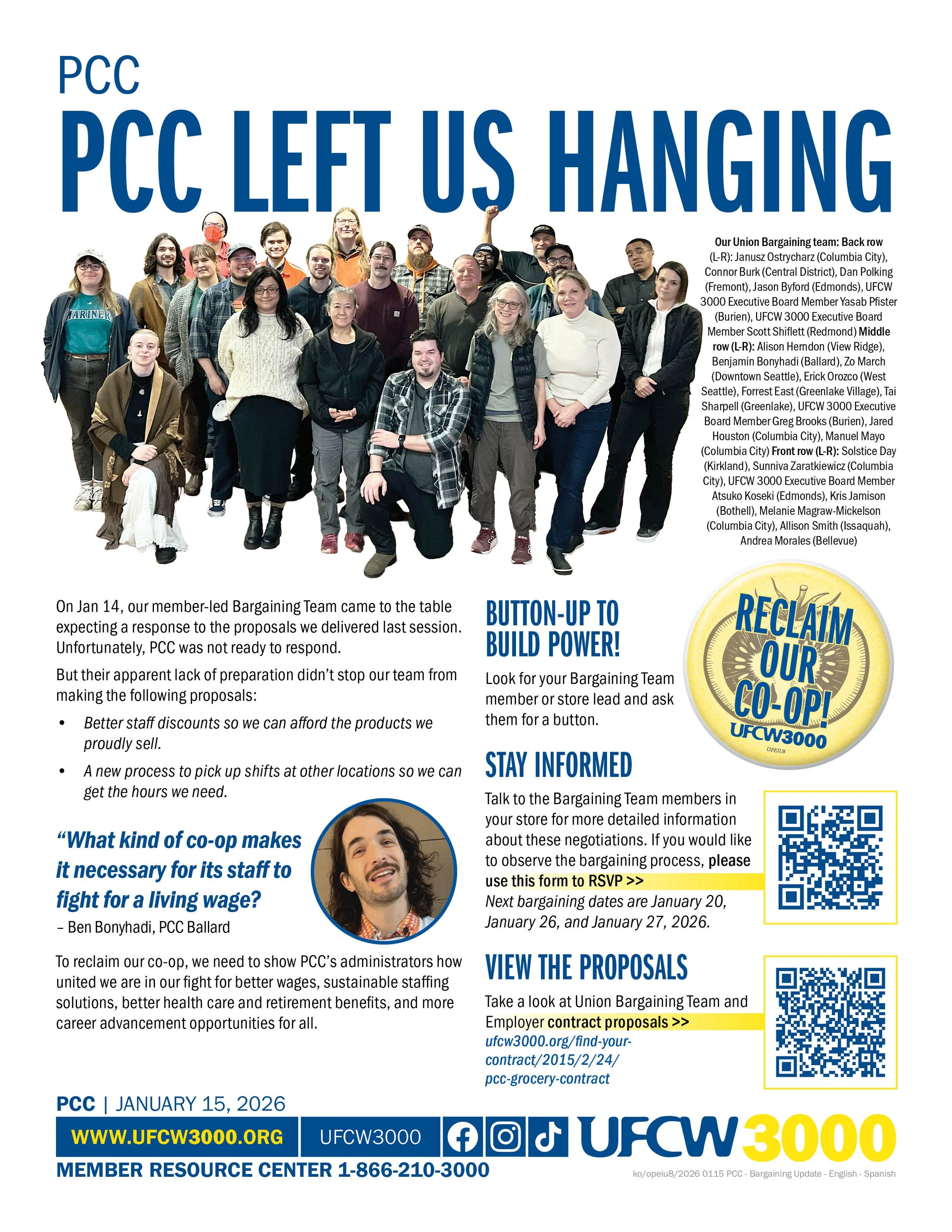 PCC PCC Left Us Hanging 