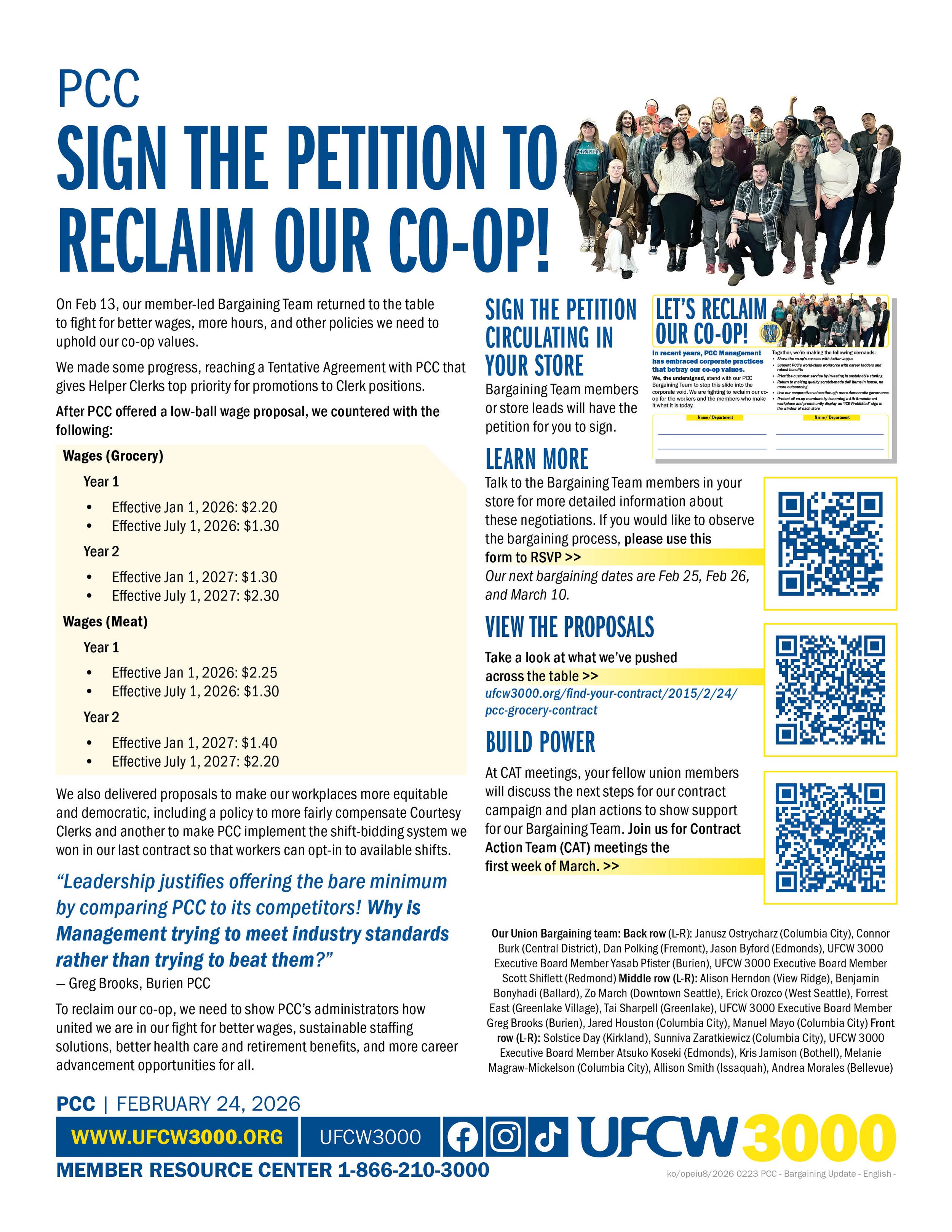 PCC Sign the Petition to Reclaim Our Co-op!  