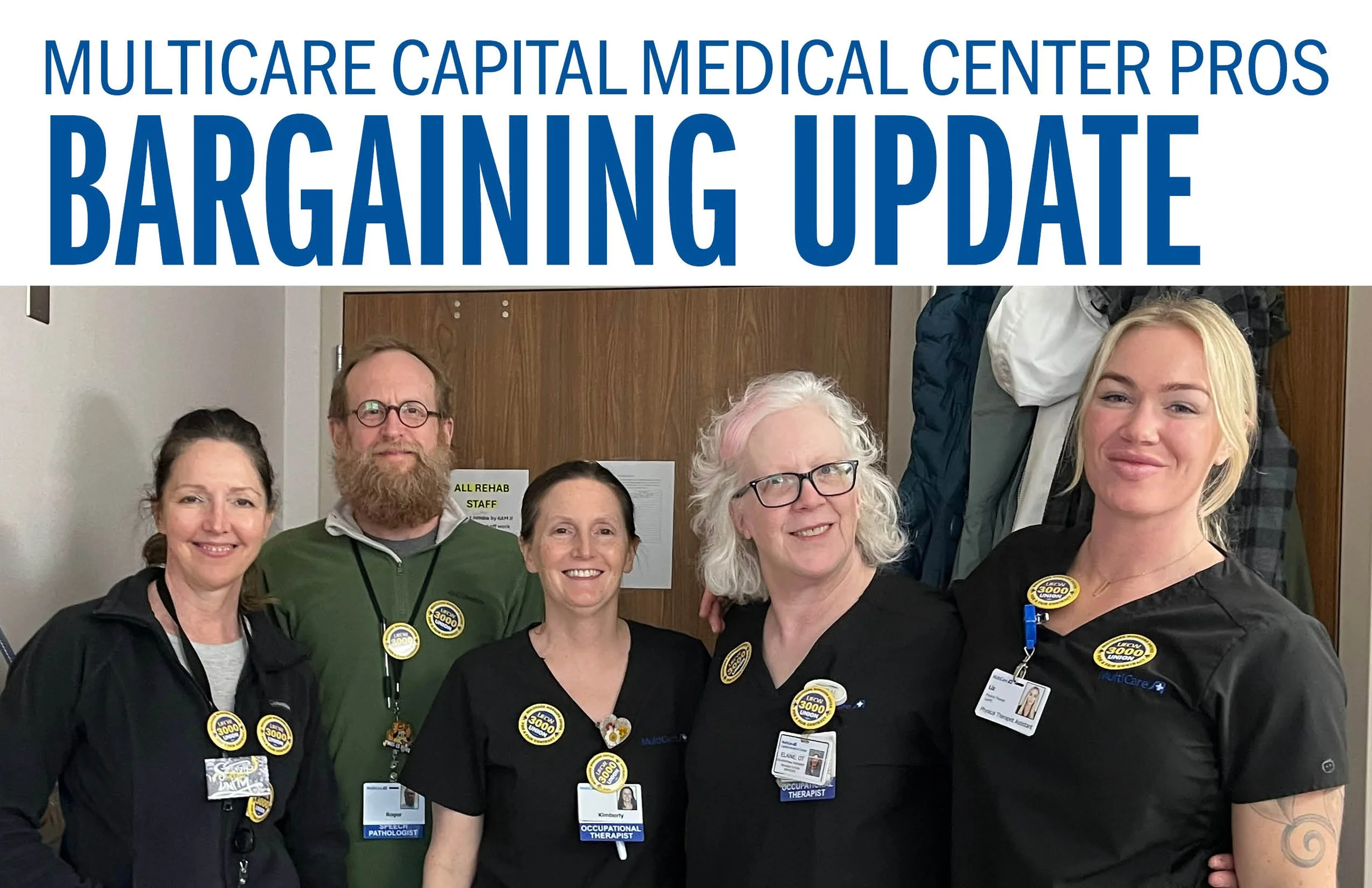 MultiCare Capital Medical Center Pros Bargaining Update