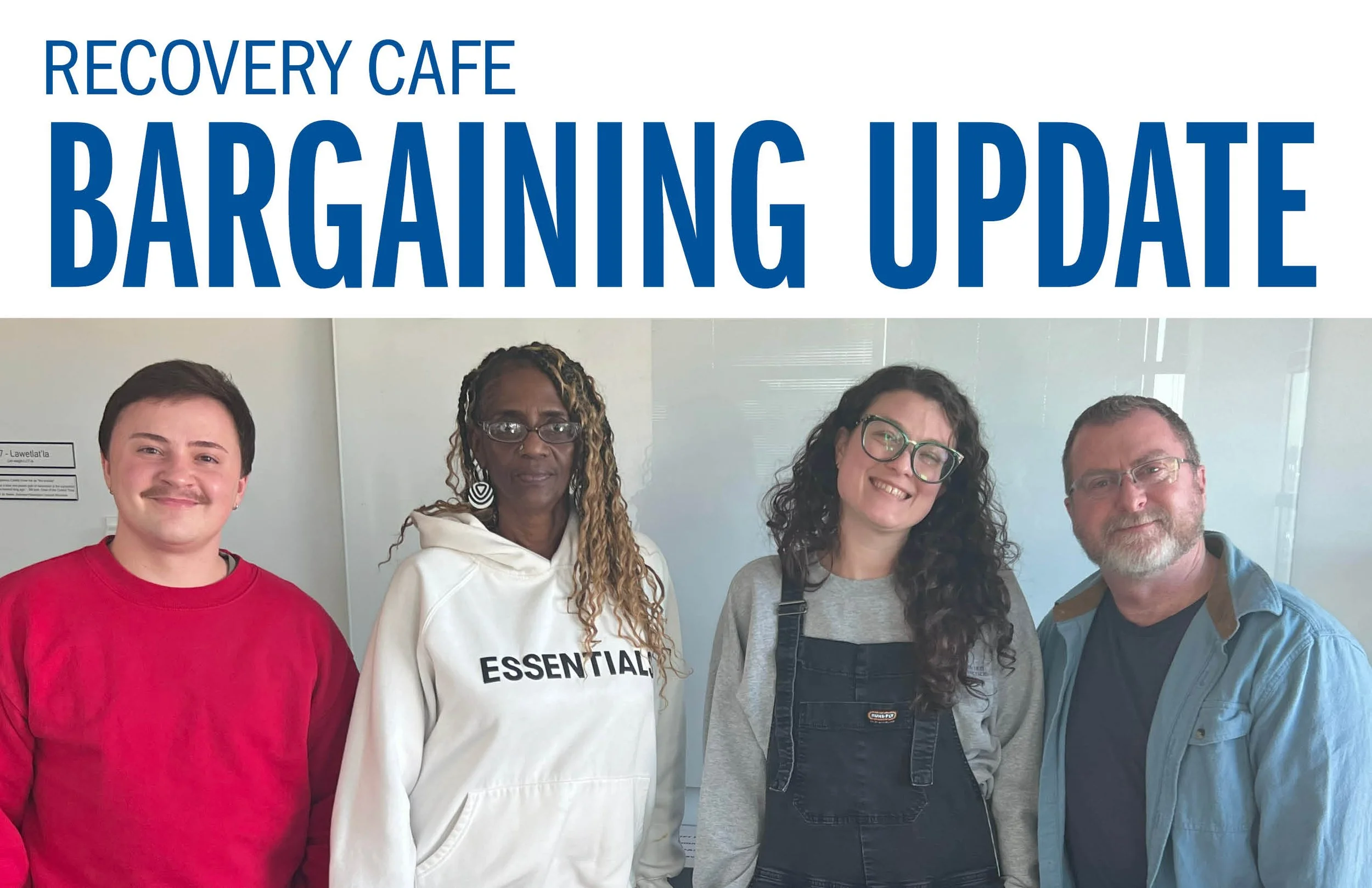 Recovery Cafe Bargaining Update