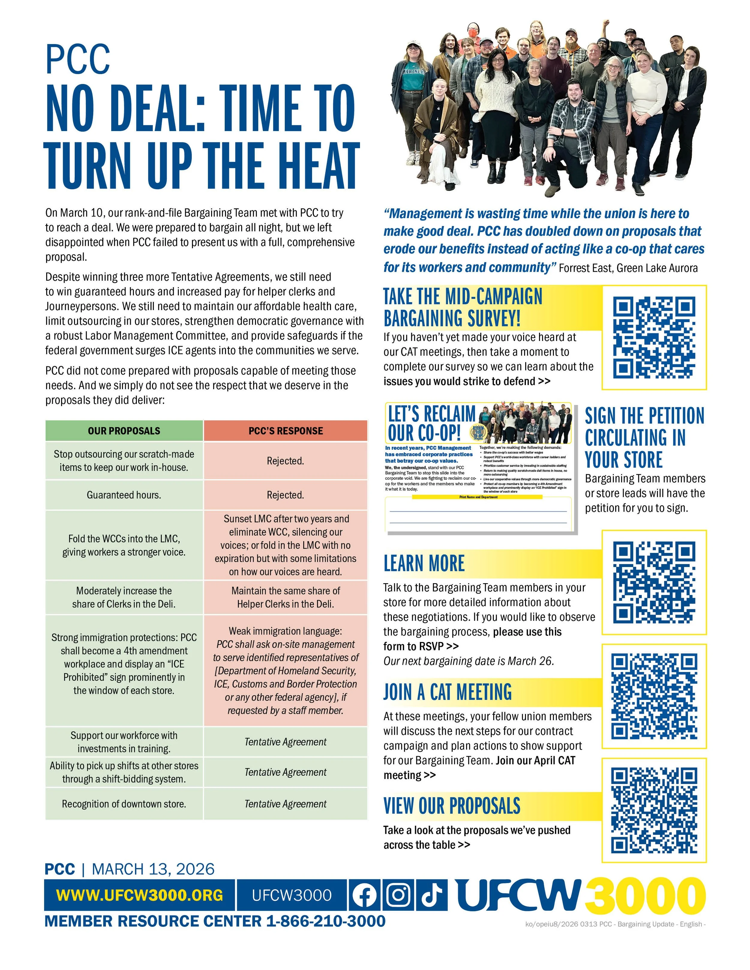 PCC   No Deal: Time to Turn Up the Heat 