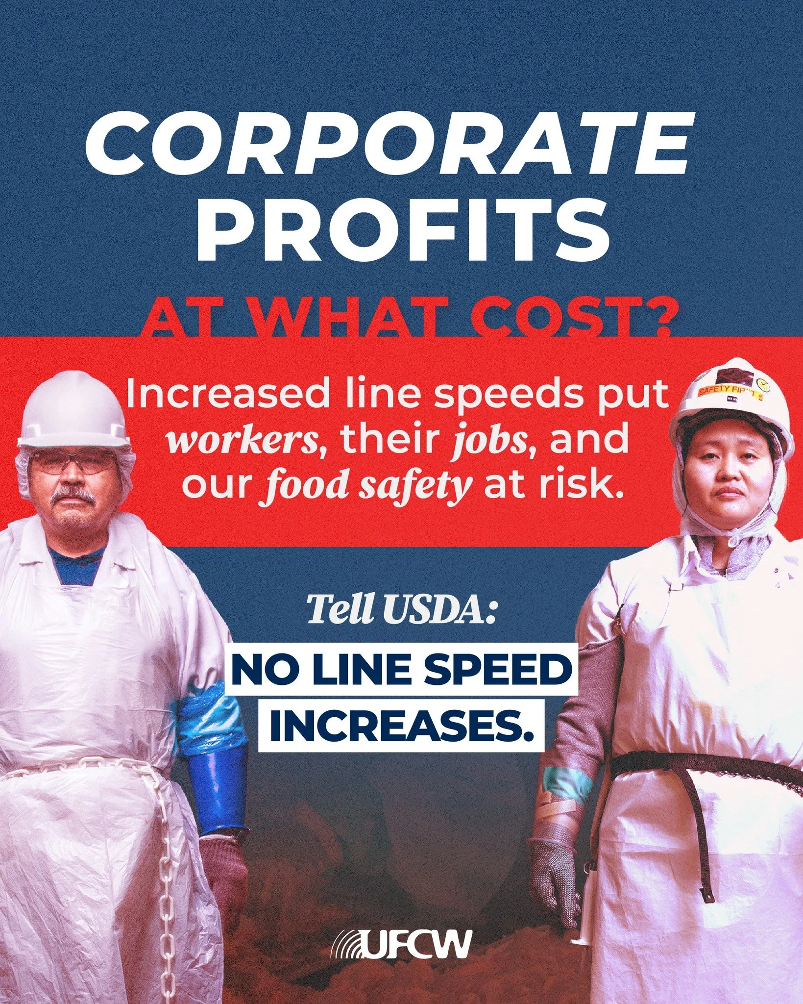 Faster line speeds could lead to more injuries for workers and less time for inspectors to catch contaminated meat before it leaves the plant. 

And when corporations can produce more with fewer plants, they can close the ones they don&rsquo;t need a