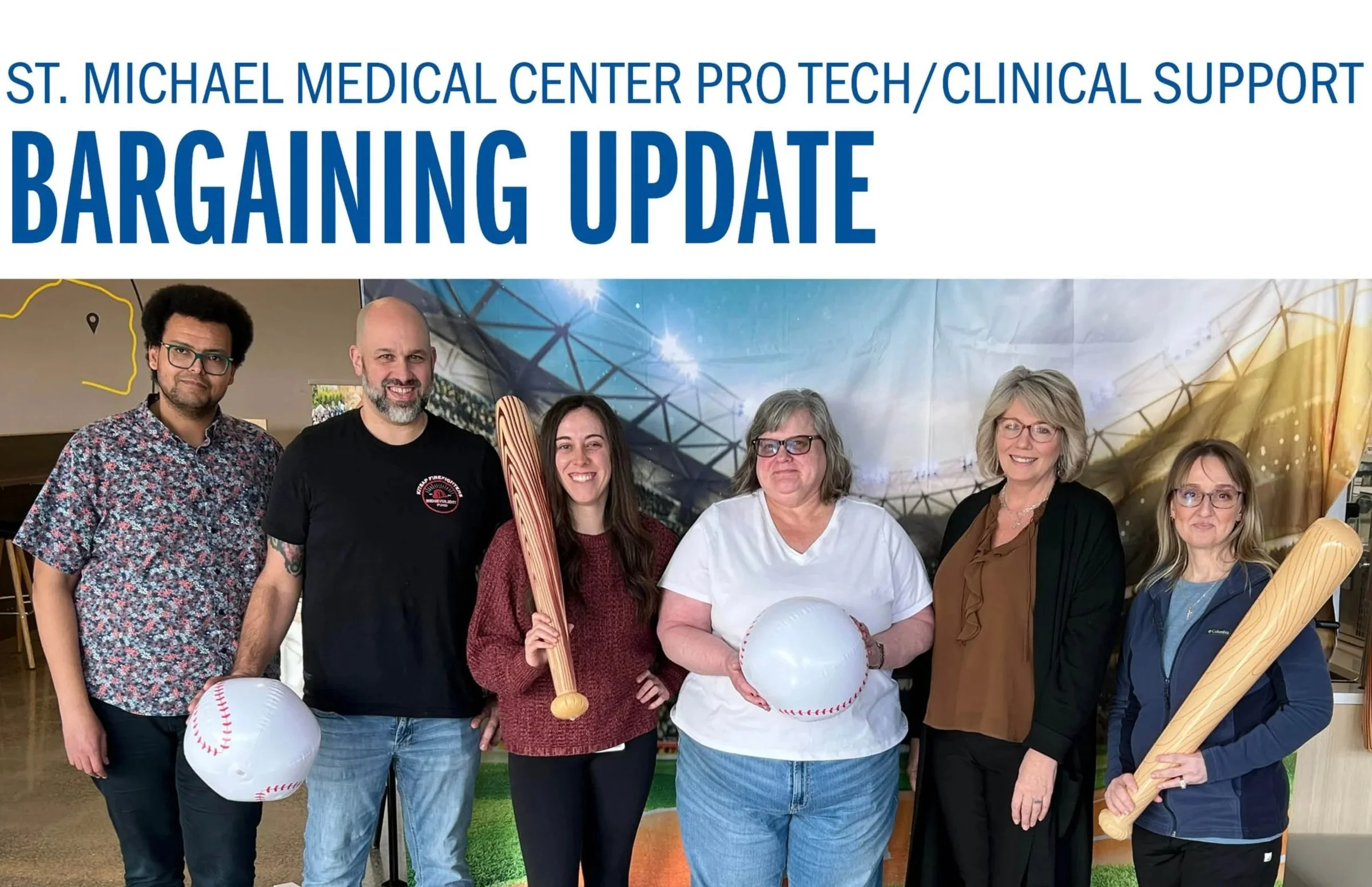St. Michael Medical Center Pro Tech/Clinical Support Staff Bargaining Update