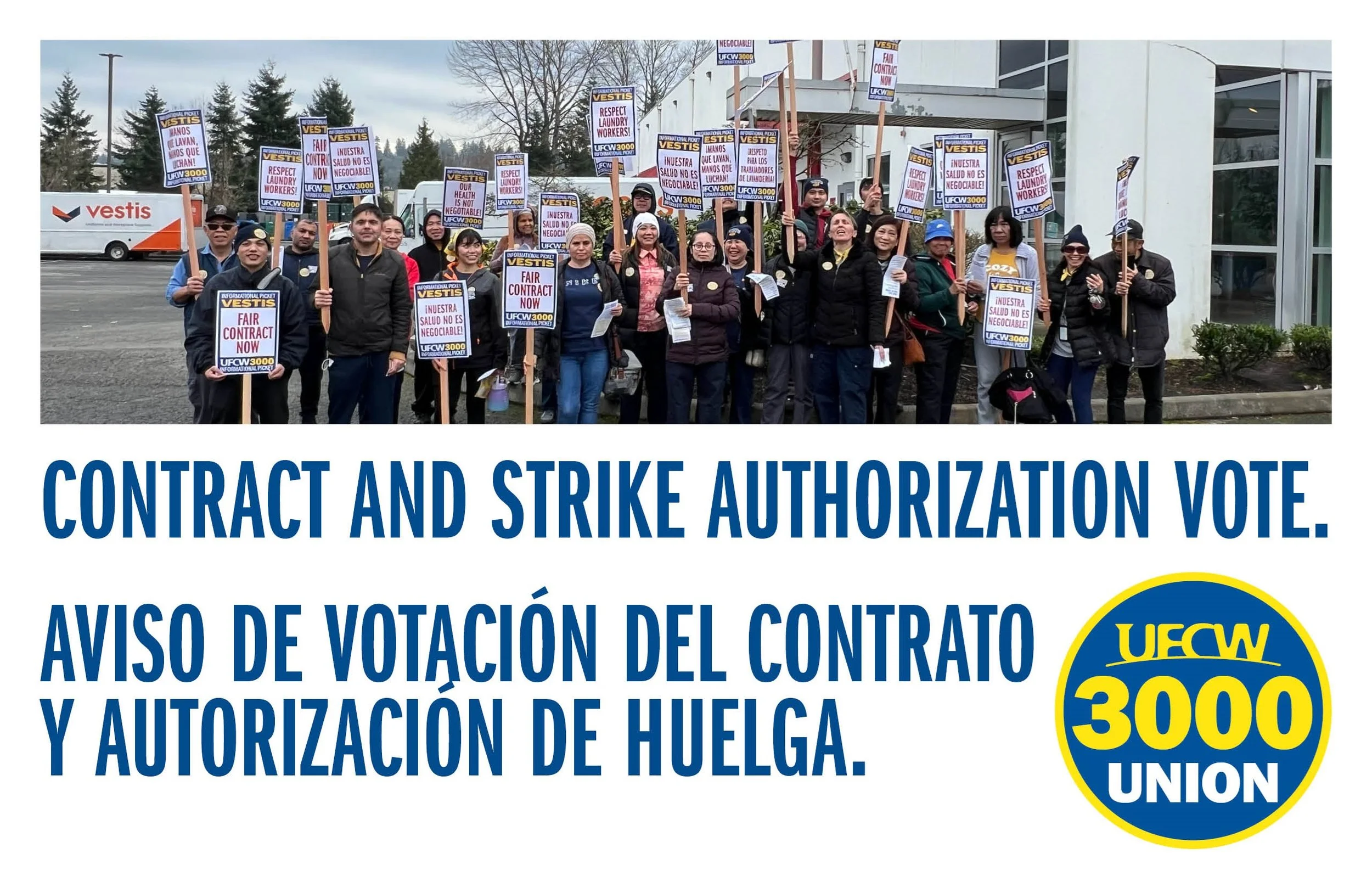 Vestis Contract &amp; Strike Authorization Vote. 
