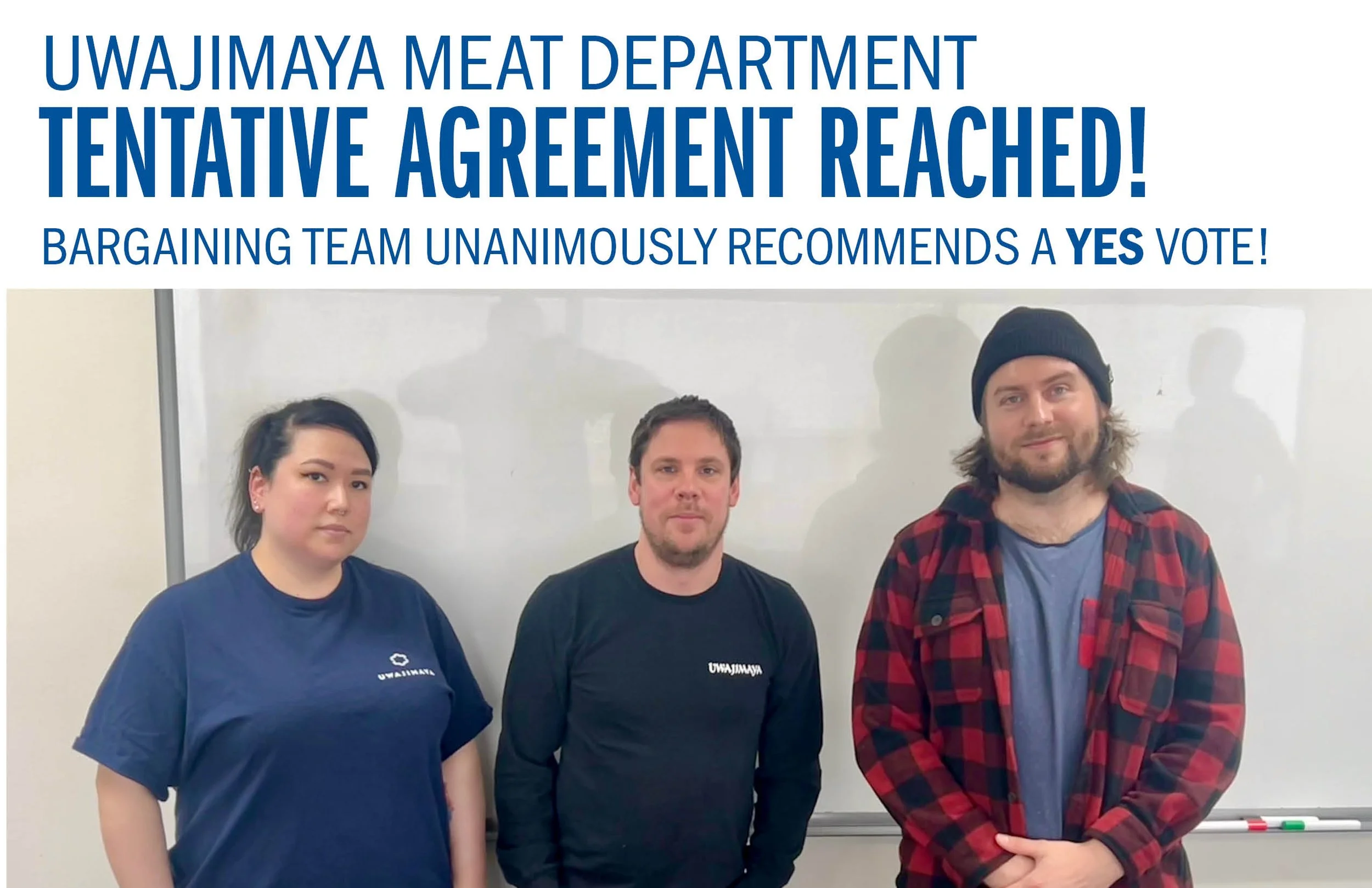 Uwajimaya Meat Department Tentative Agreement Reached!