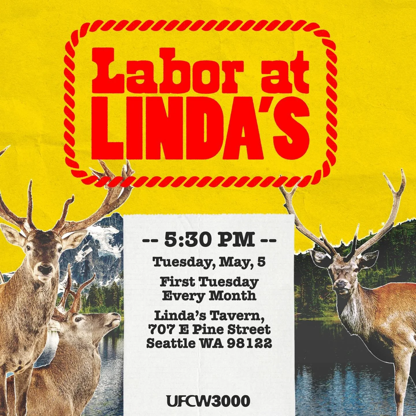 Join us at Linda&rsquo;s to build solidarity across the labor movement, discuss the ongoing affordability crisis for working people in western Washington, and enjoy (fingers-crossed) patio weather!