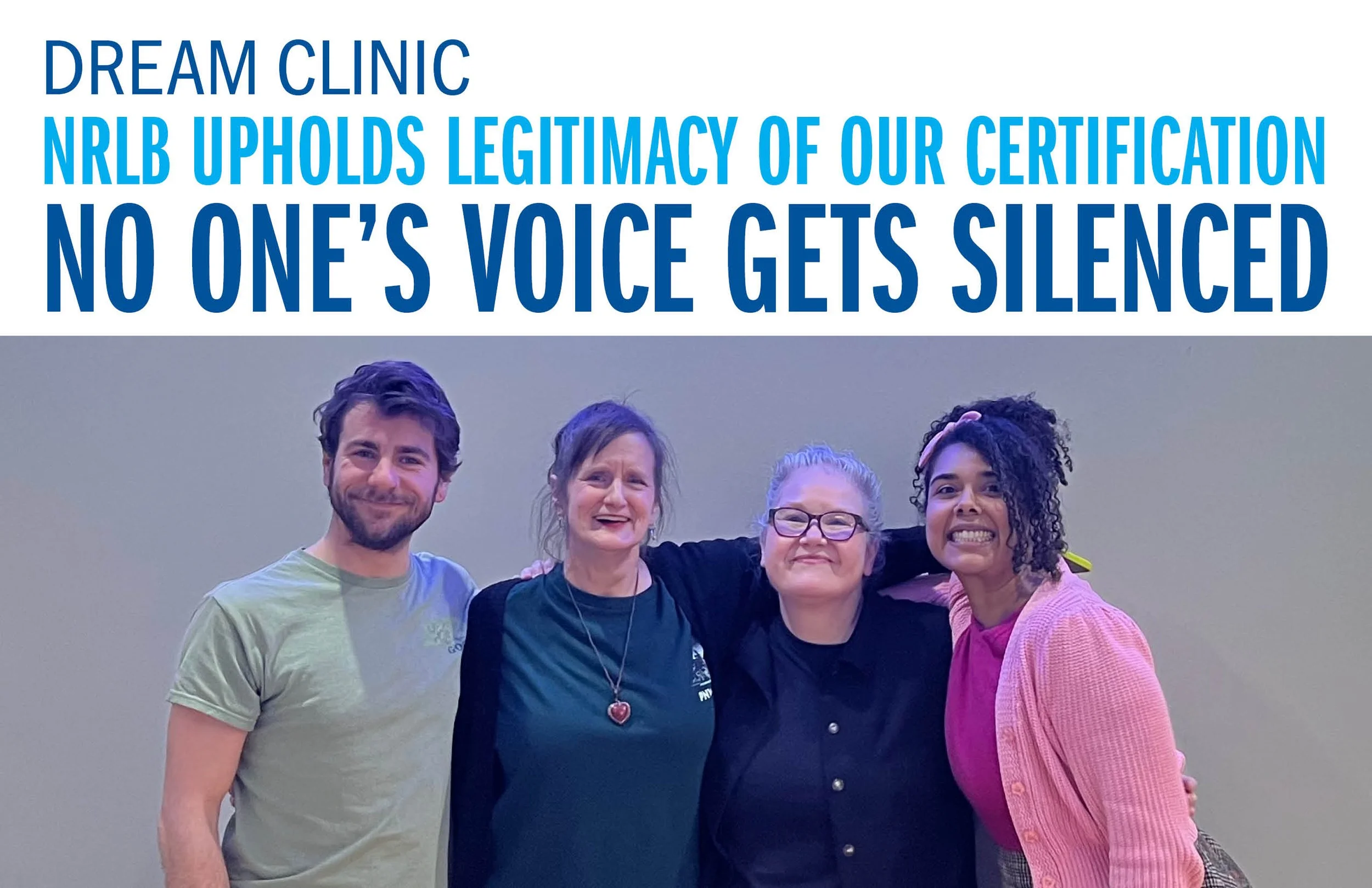 Dream Clinic No One’s Voice Gets Silenced