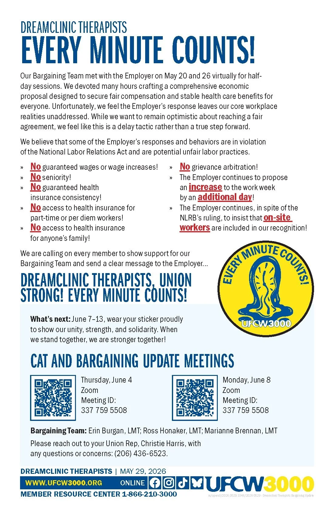 DreamClinic Every Minute Counts!