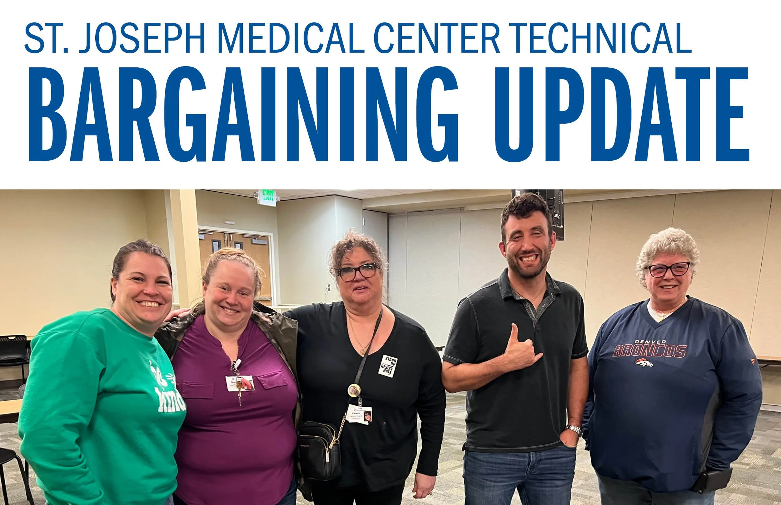 St. Joseph Medical Center Technical  Bargaining Update