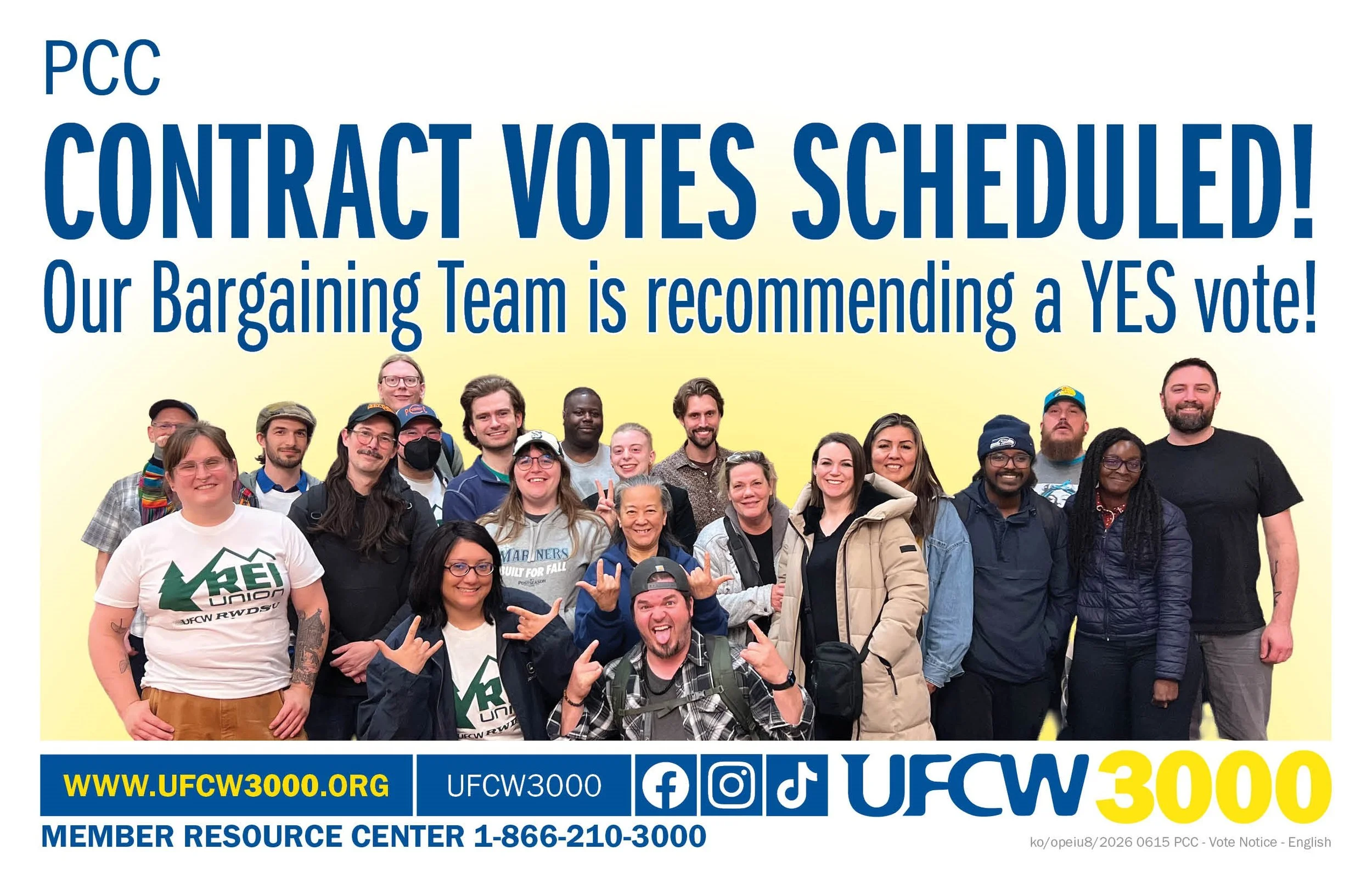 PCC Contract Votes Scheduled!
