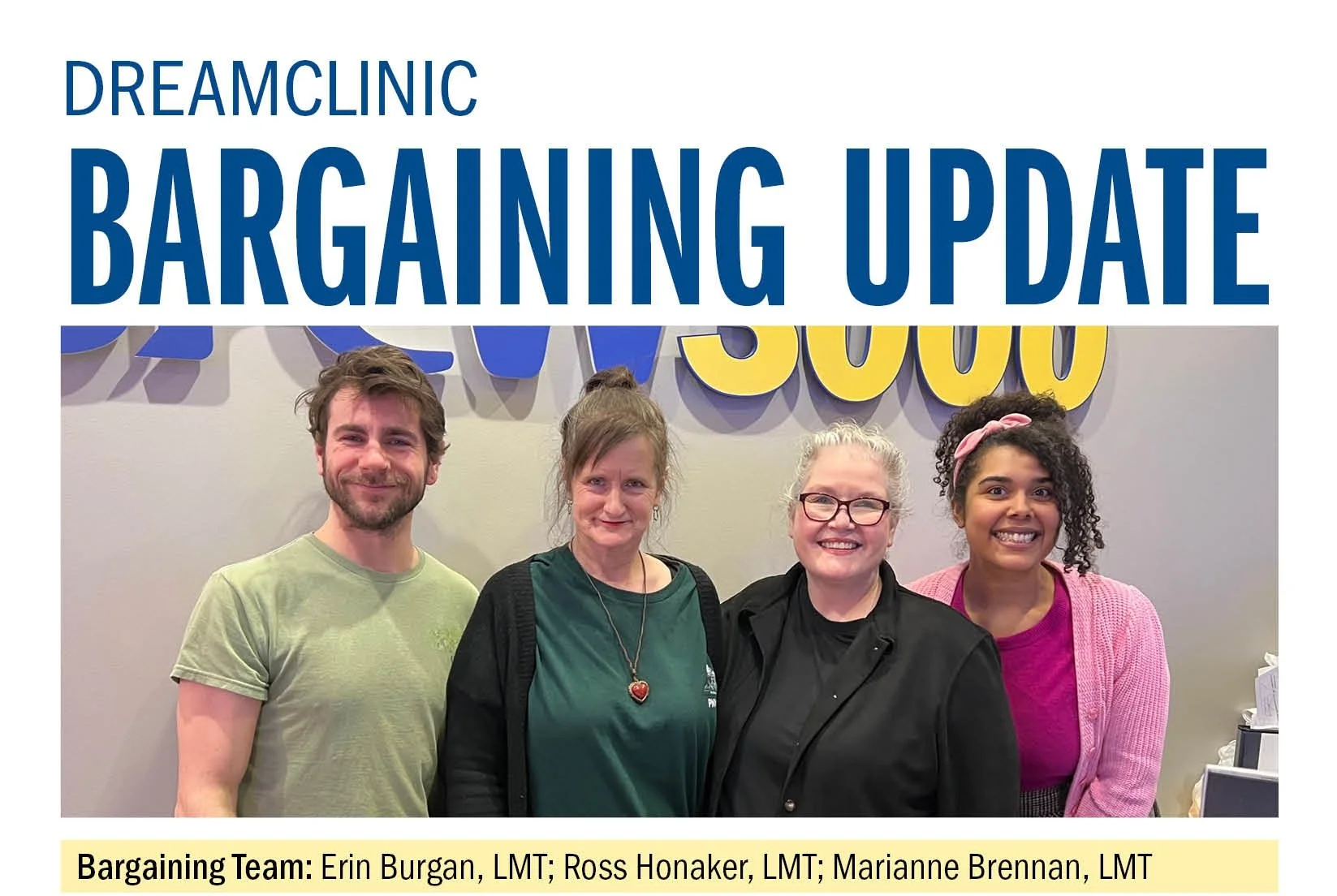 DreamClinic Bargaining Update