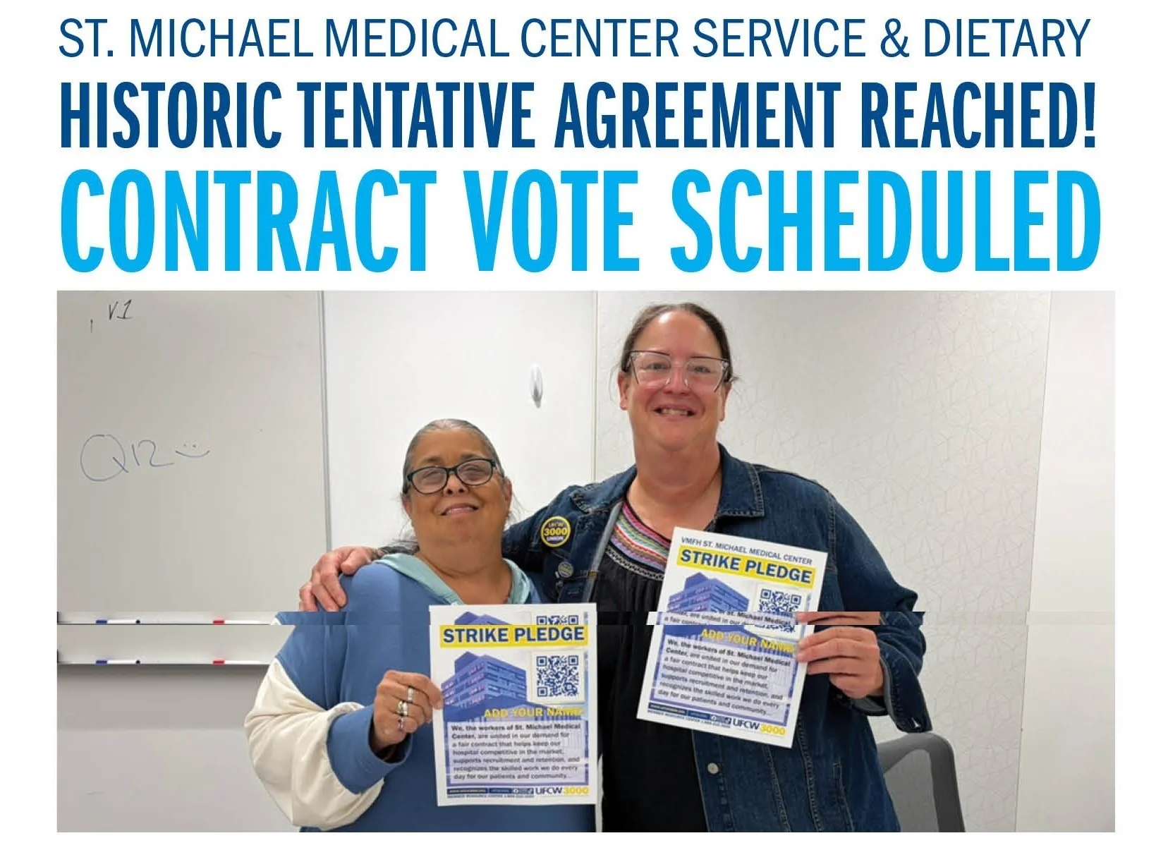 St. Michael Medical Center Service &amp; Dietary   Historic Tentative Agreement Reached! 
