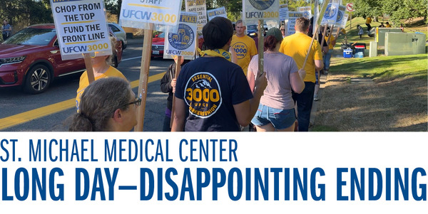 St. Michael Medical Center Professional-Technical-Clinical Support - Long Day—Disappointing Ending