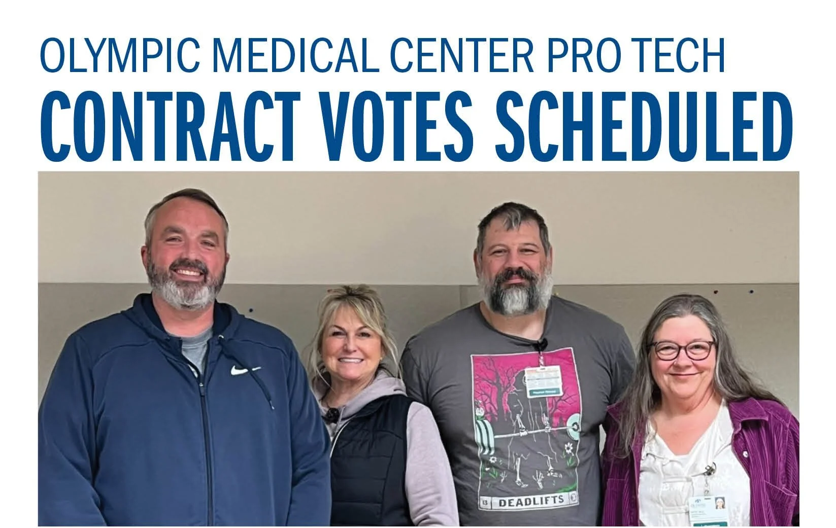 Olympic Medical Center Pro Tech Contract Votes Scheduled