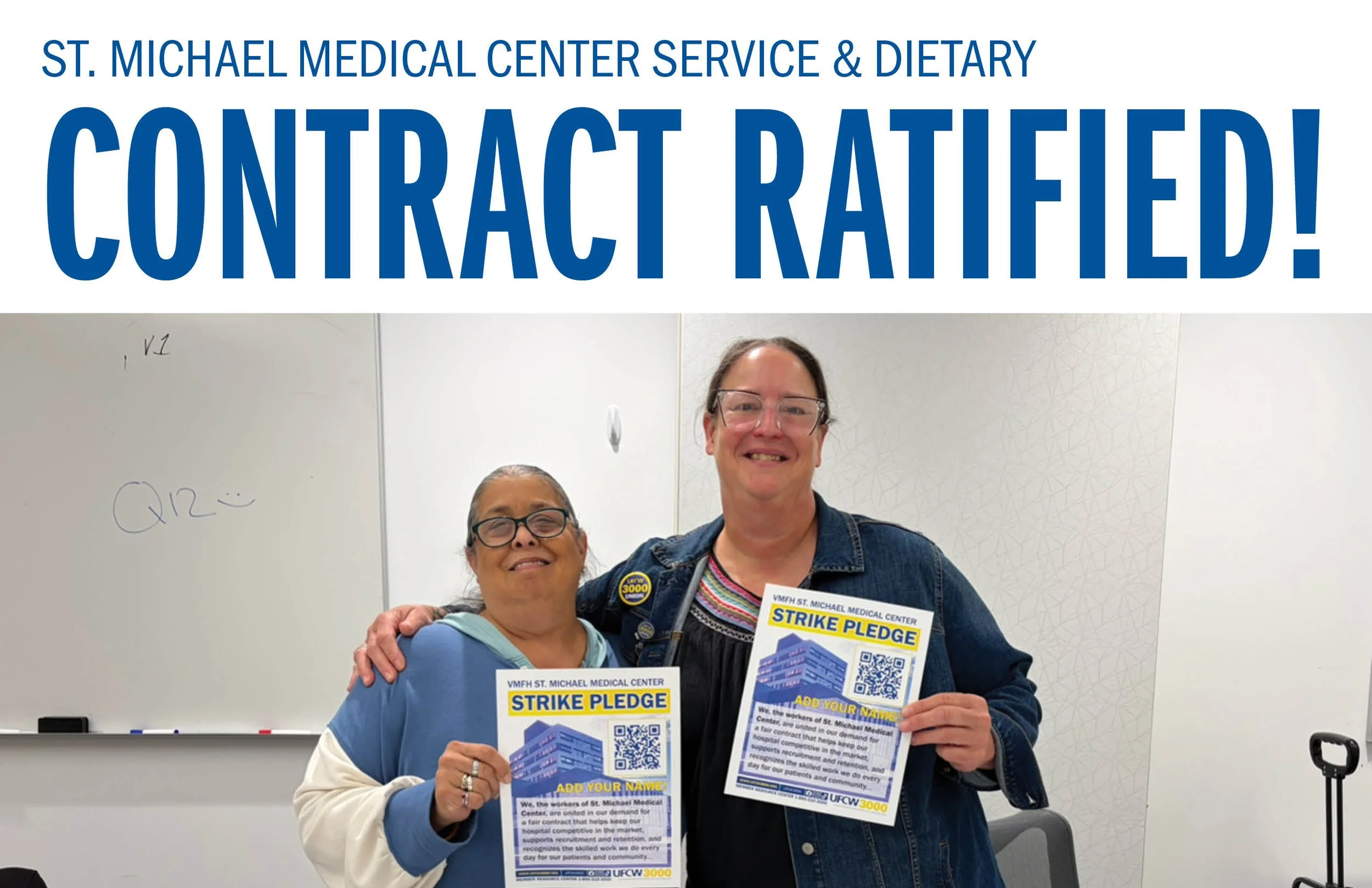 St. Michael Medical Center Service &amp; Dietary Contract Ratified! 