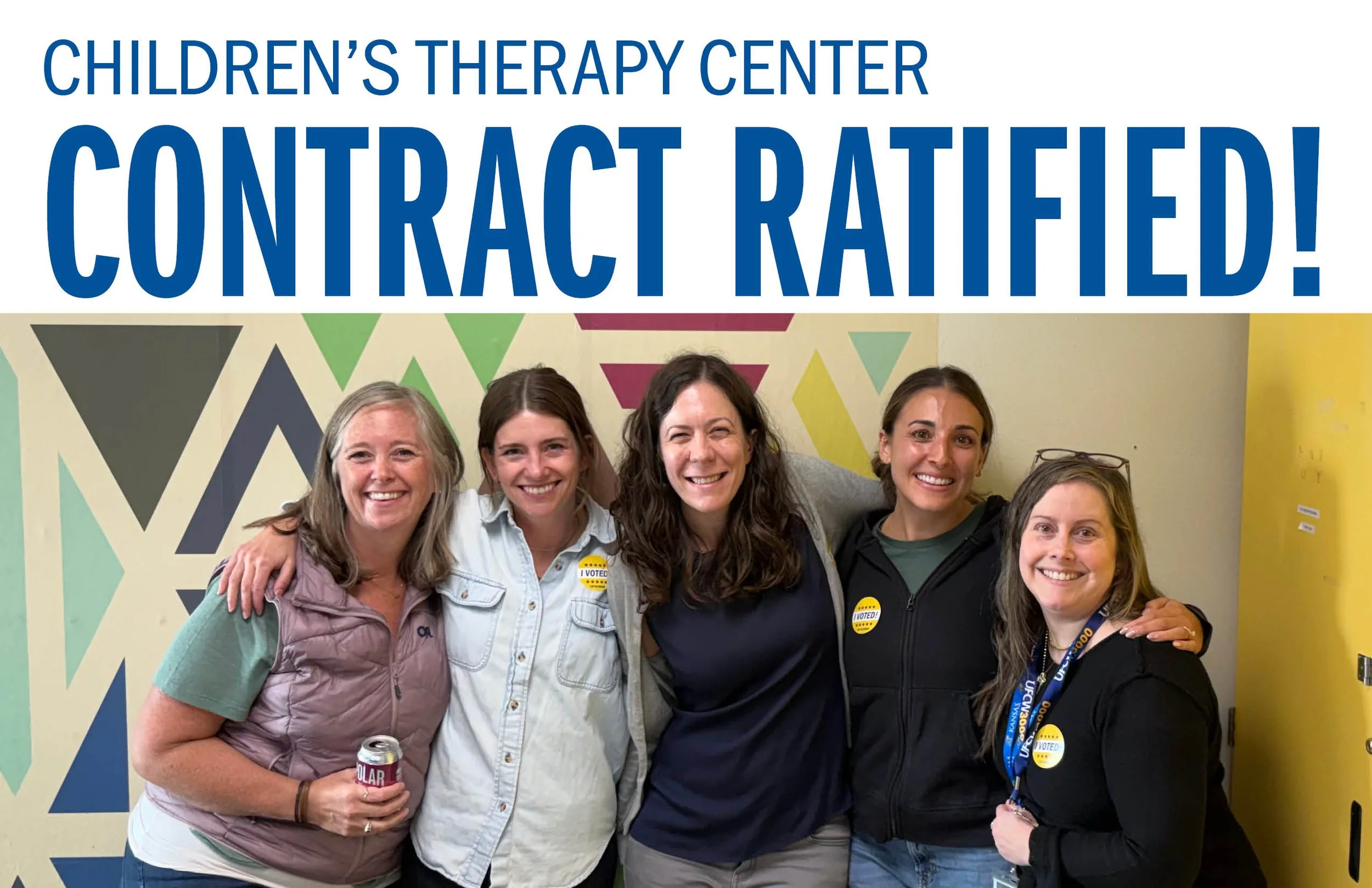 Children’s Therapy Center Contract Ratified! 