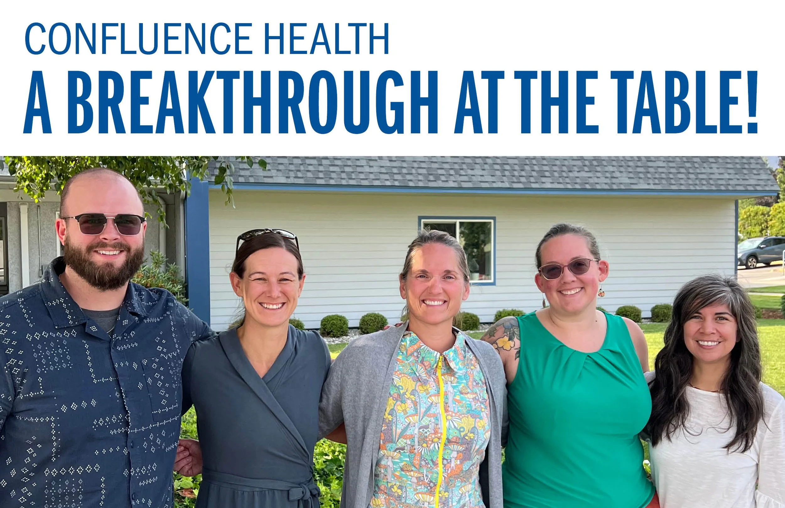 Confluence Health A Breakthrough at the Table!