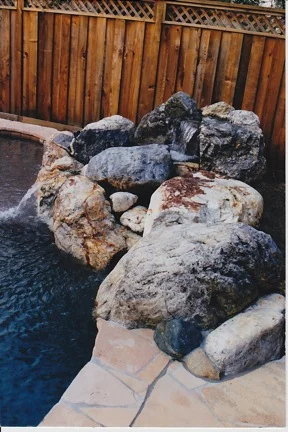 Sierra Boulder Waterfall