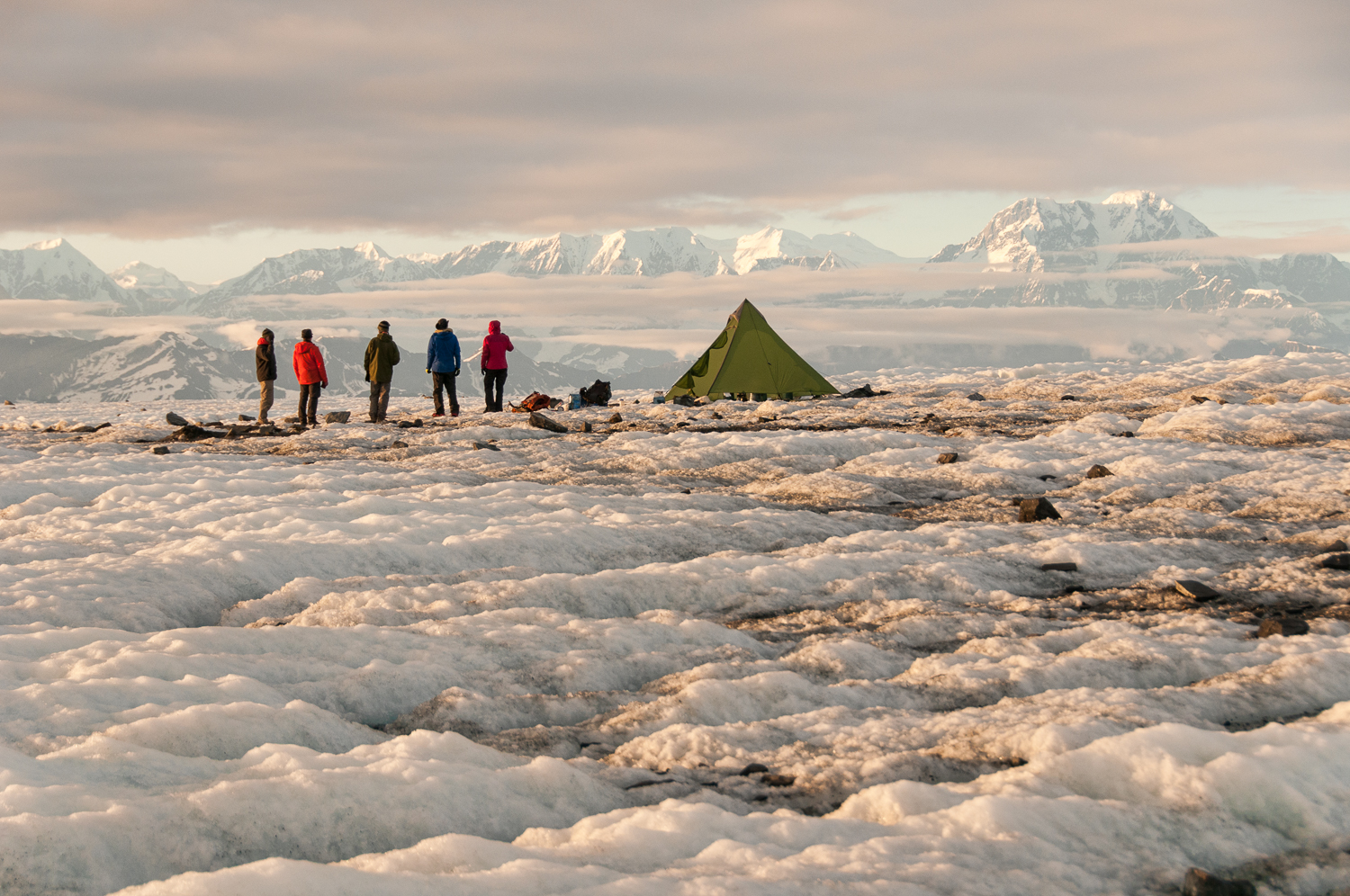 Malaspina Glacier, Post Dinner Glow