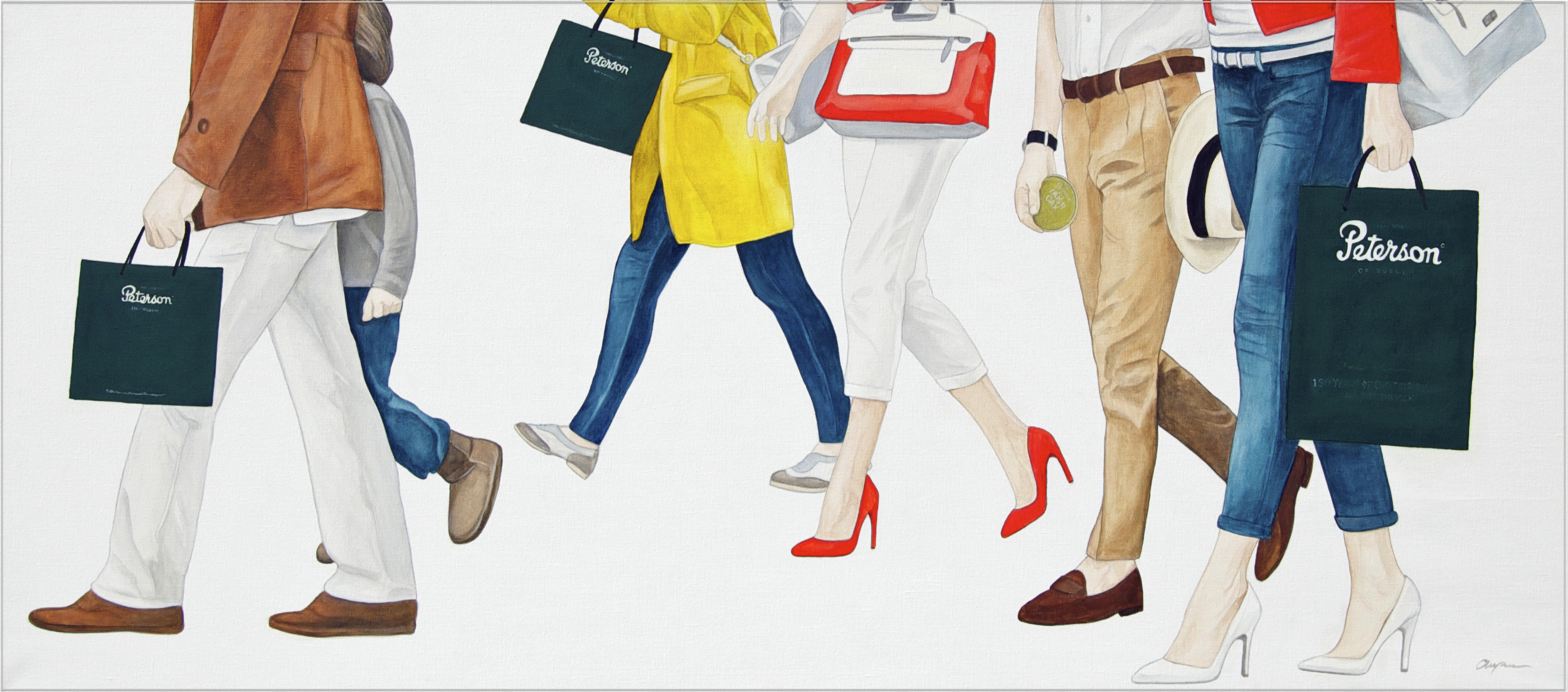 'Shopping At Peterson' 1800cm x 800cm