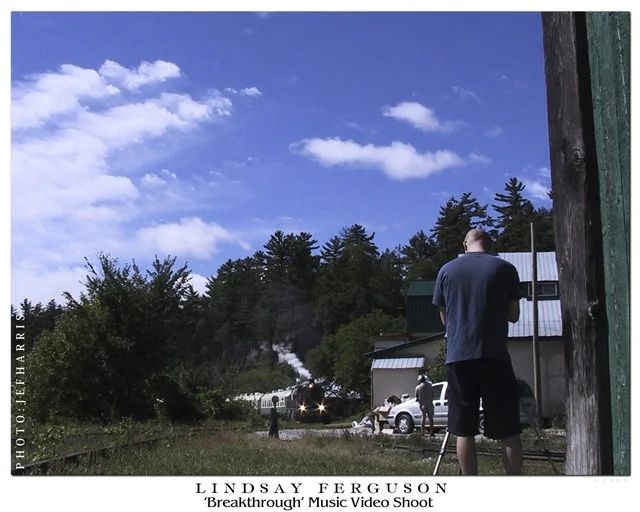 Breakthrough music video shoot.