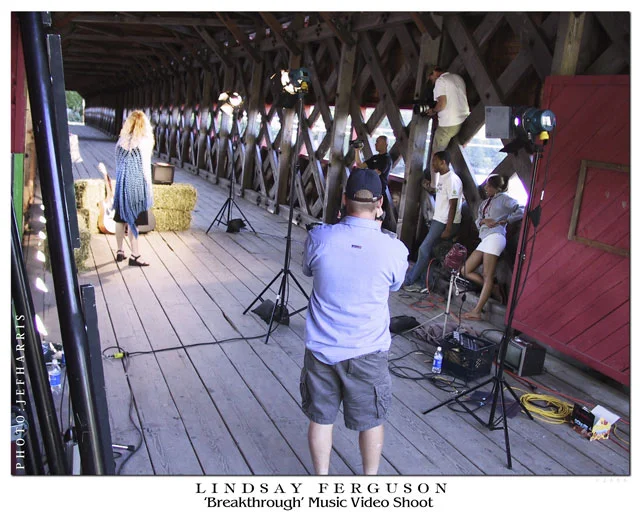 Breakthrough music video shoot.