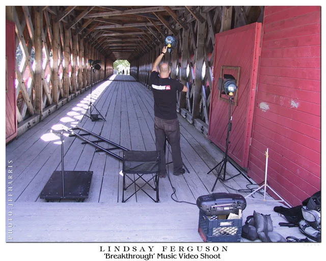 Breakthrough music video shoot.