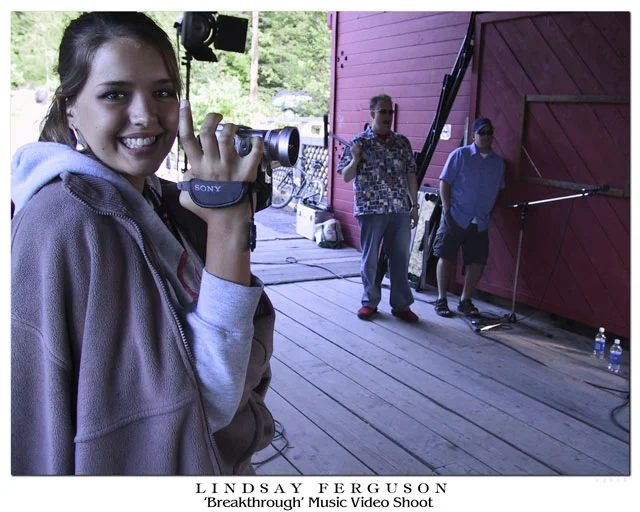 Breakthrough music video shoot.