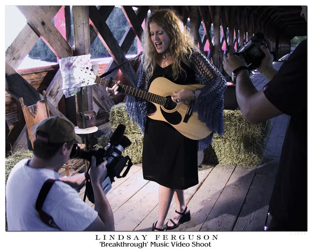 Breakthrough music video shoot.