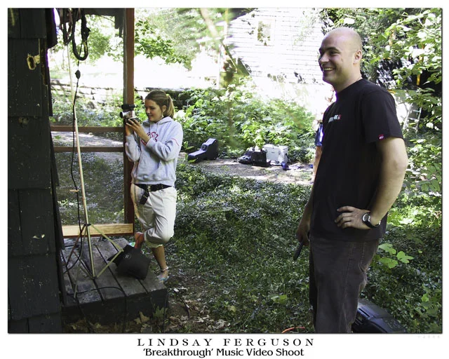 Breakthrough music video shoot.
