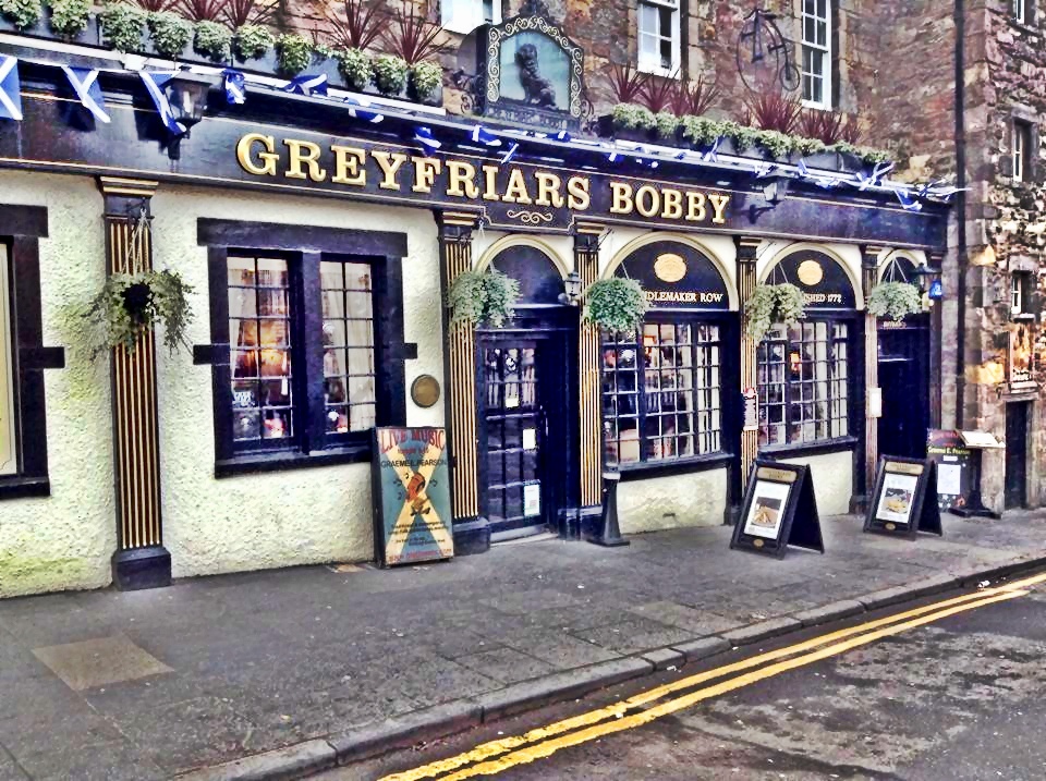 The famous Grey Friars Bobby pub