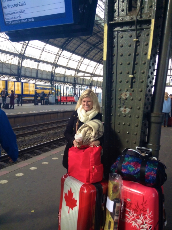 Those bags are even heavier then they look!!!