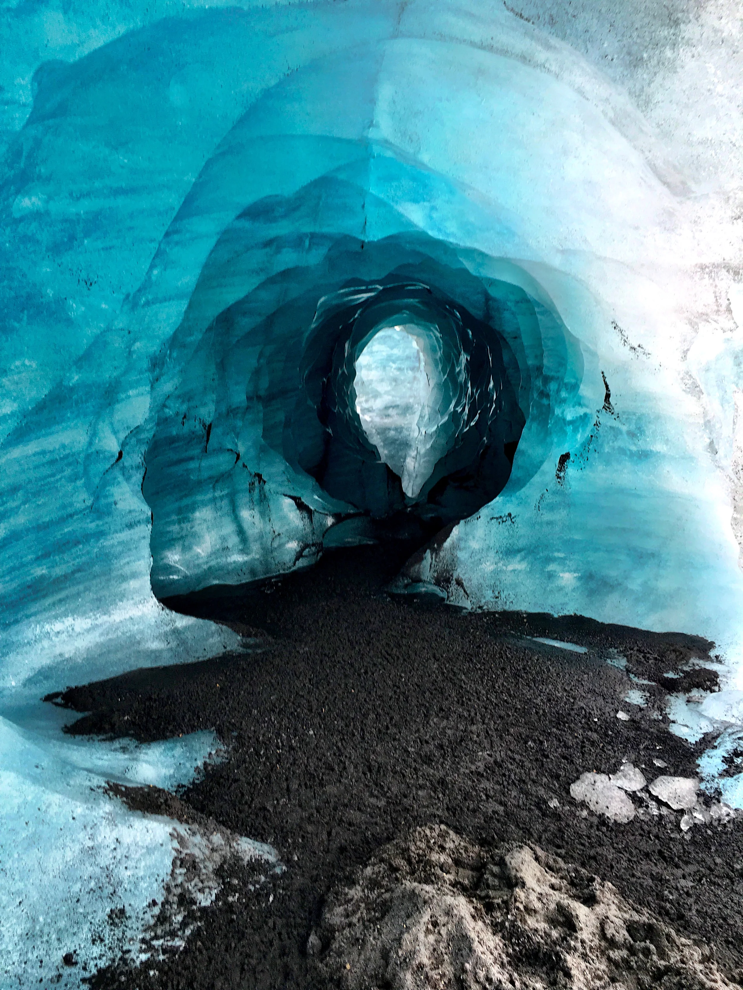 Ice cave we hiked through-they found it a week earlier