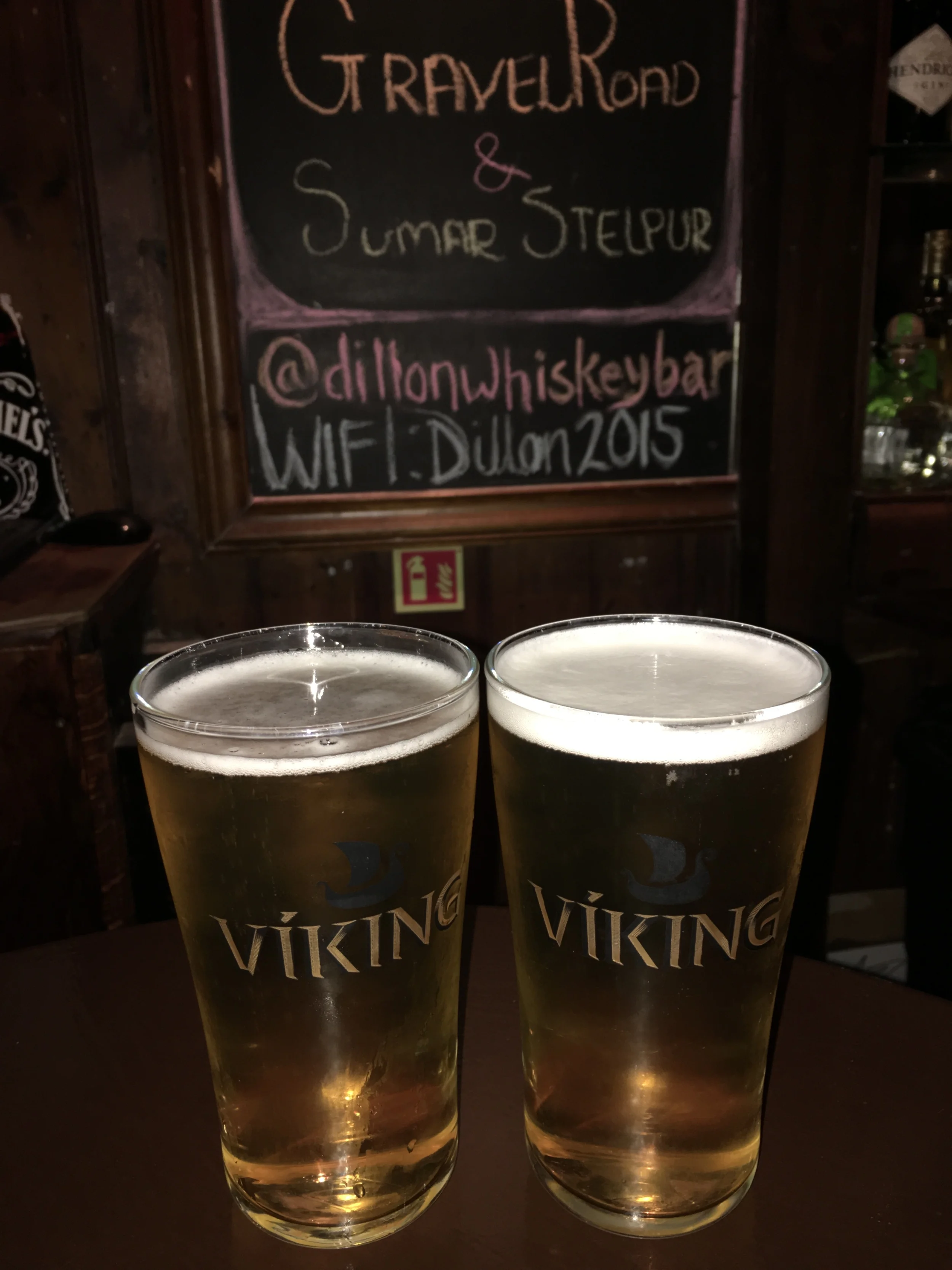 Happy hour at Dillon's whisky bar- drinks are pricey, so get them in while they are cheap!!
