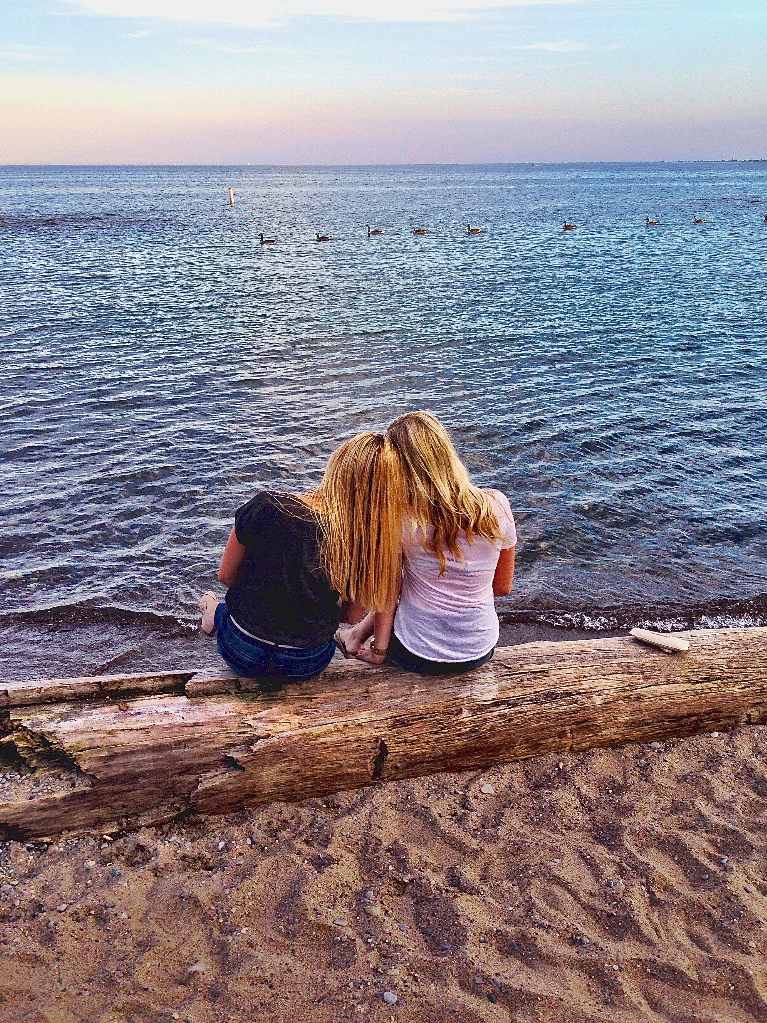 just a romantic sunset for two