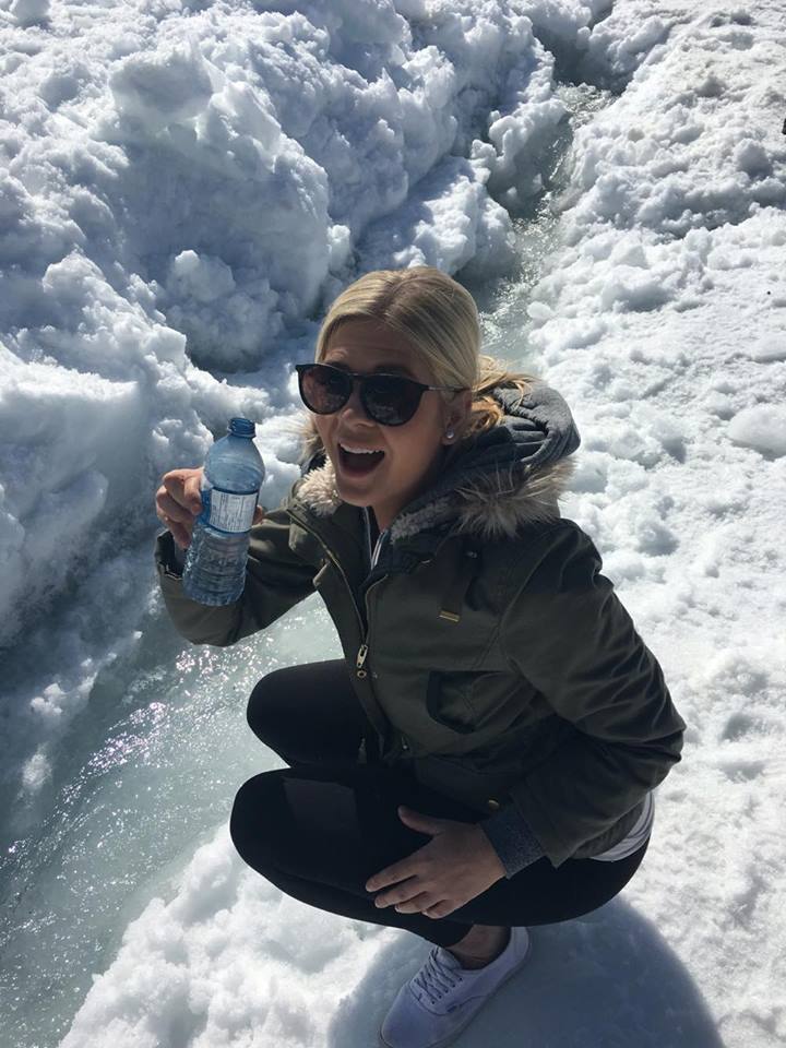 Drinkin' that Glacier water