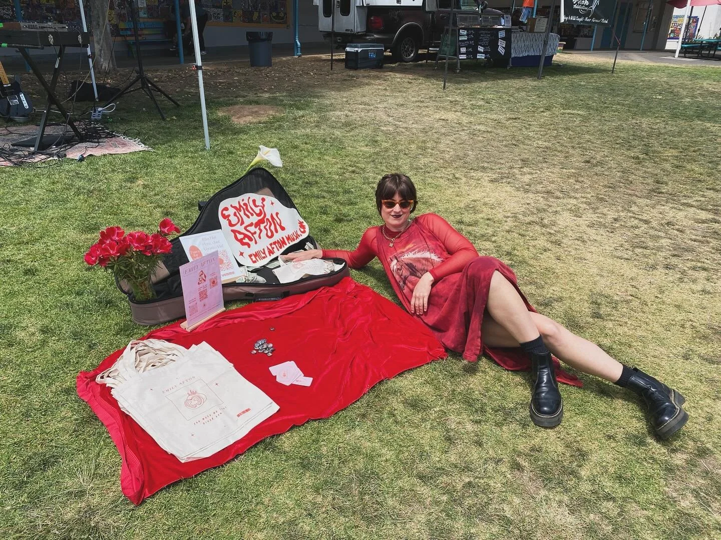 Thanks so much for having me @theleucadiafarmersmarket! 🌹🌹🌹