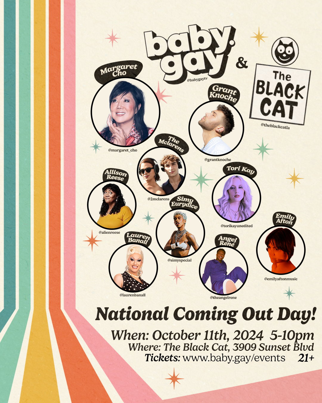 10/11 - Emily Afton @ Baby Gay's National Coming Out Day Celebration - Los Angeles, CA