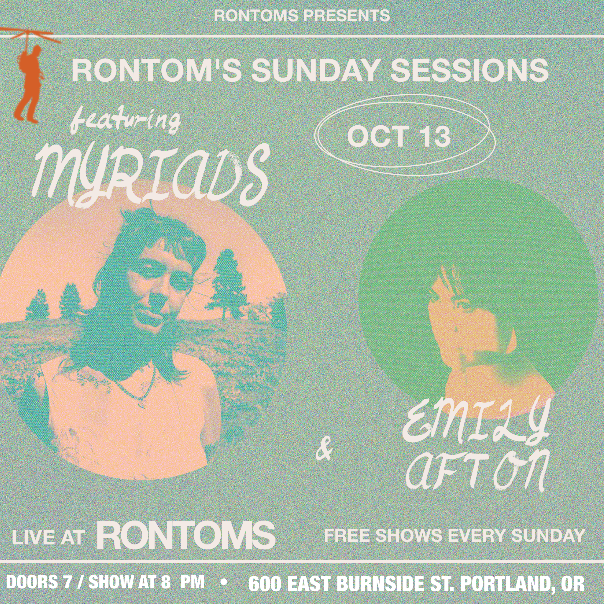 10/13 - Emily Afton @ Rontom's Sunday Sessions w/ Myriads- Portland, OR