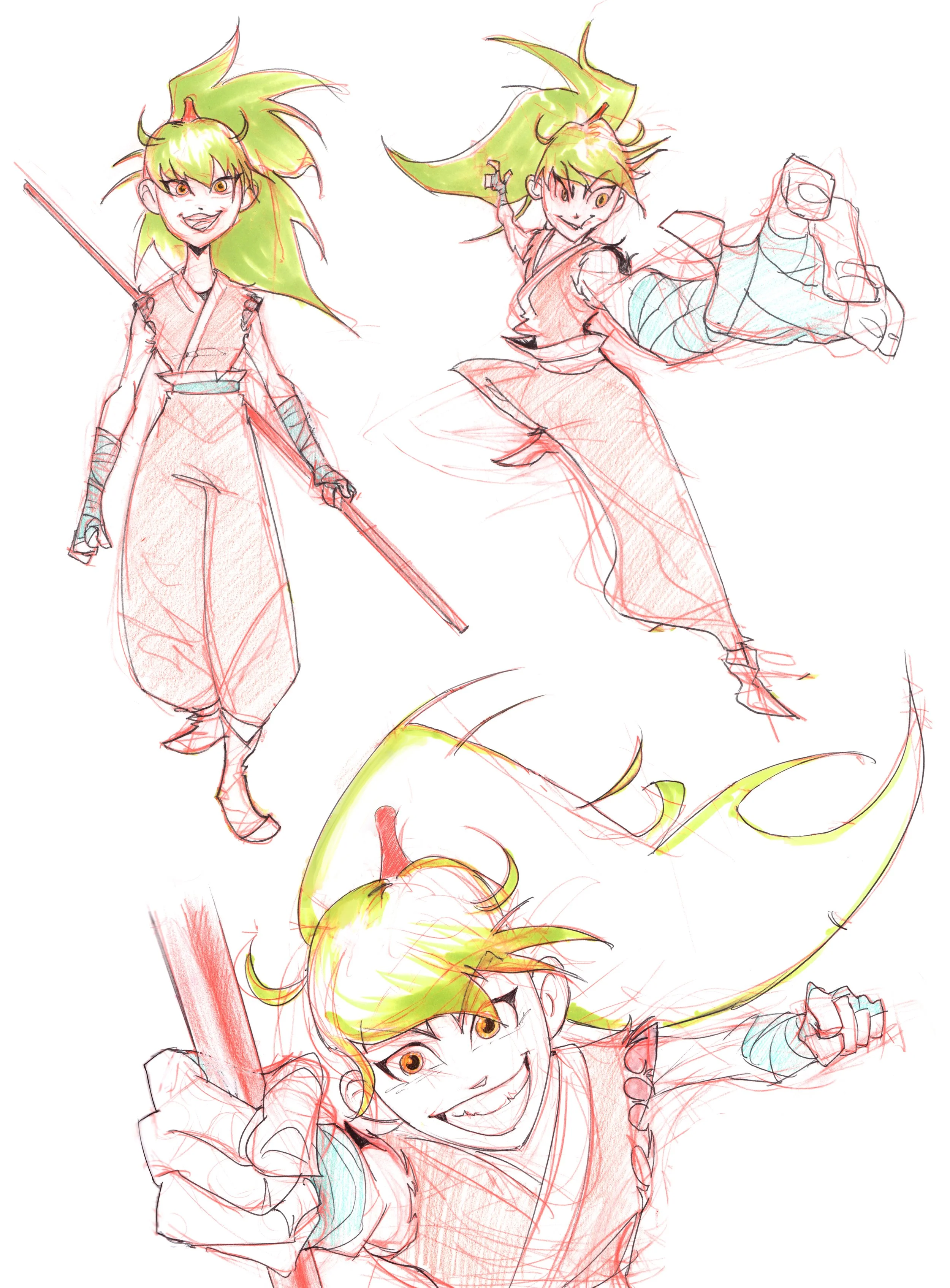 ToriyamaGirl_Greenhair_1.jpg