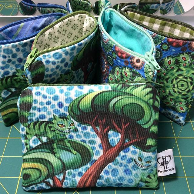 Even similar pouches can have different personalities depending on the zipper/fabric combos.