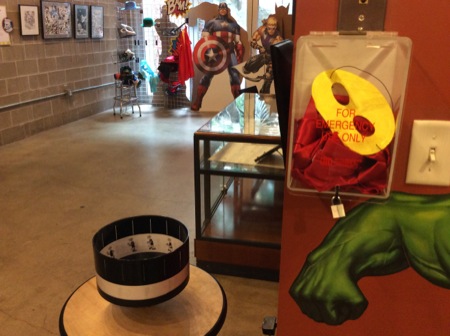 The museum is divided into two main spaces, one for the main exhibit and a multi-media experience center with activities and costumes, so it is great for kids of all ages (like me!).