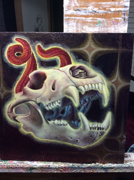 The head is looking great, but now I hate the pile of "rocks" below it.