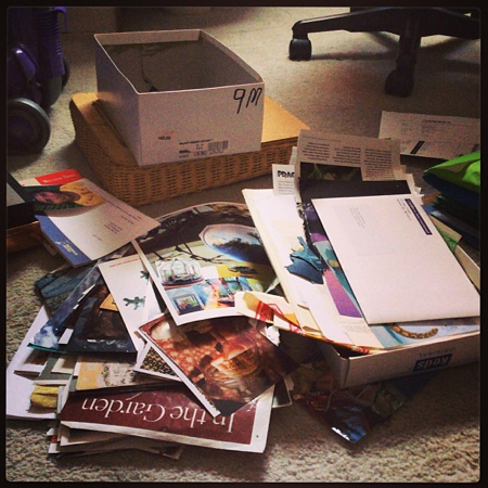 First I had to get rid of some materials and condense and reorganize the ones I wanted to keep. I went through every inspiration image that I had collected.