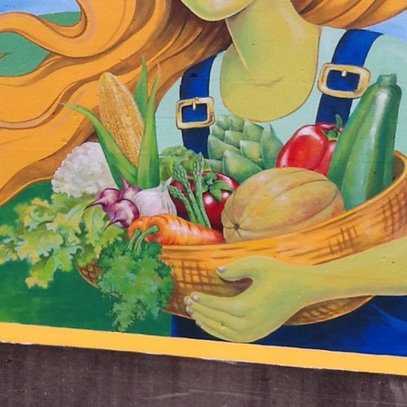 Finished veggie basket.