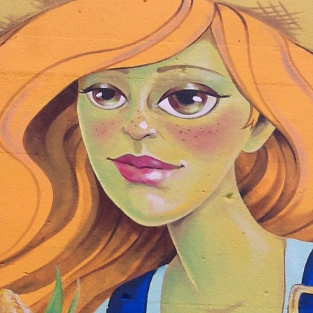 Finished face.